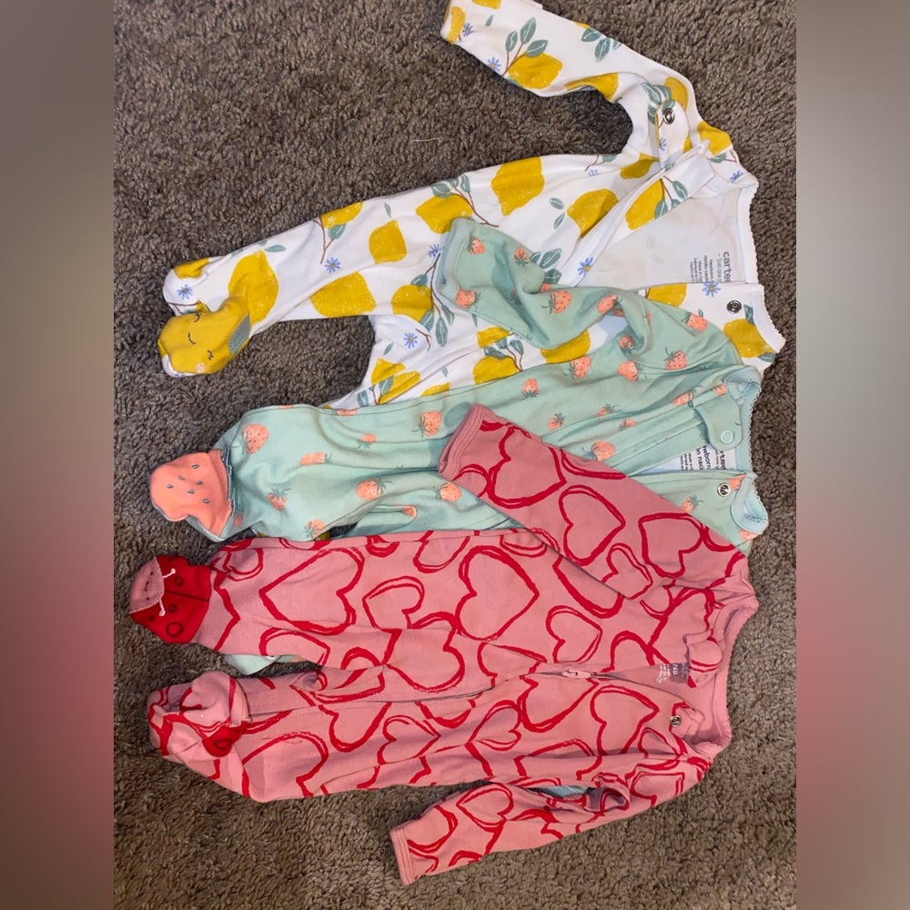 Newborn footie sleepers